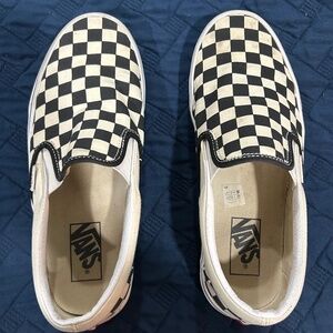 Vans Classic Checkerboard Slip Ons